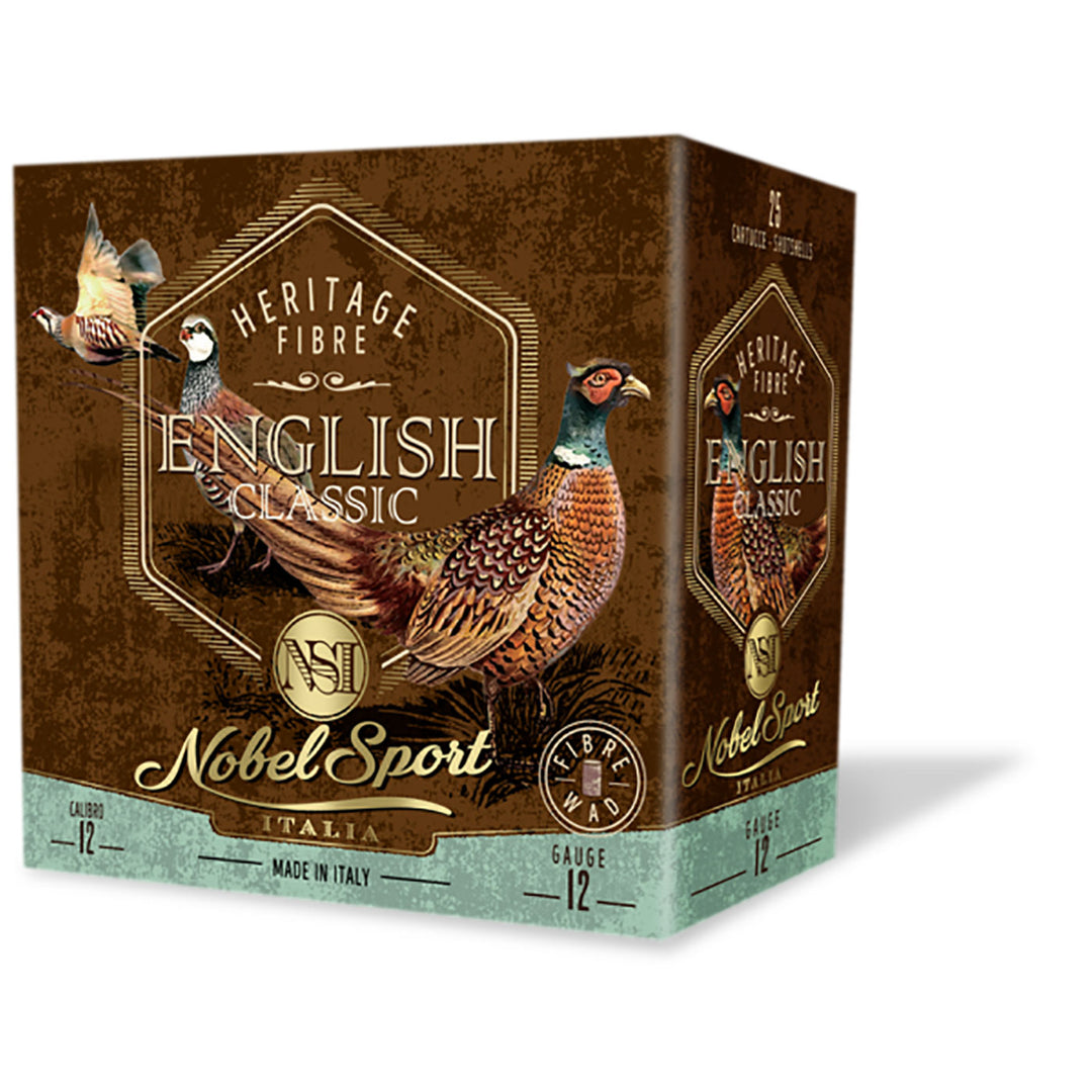 NSI English Classic Shotshell Ammo - 12 Guage - 30gram - 1247 fps - 6 - 25 Rounds