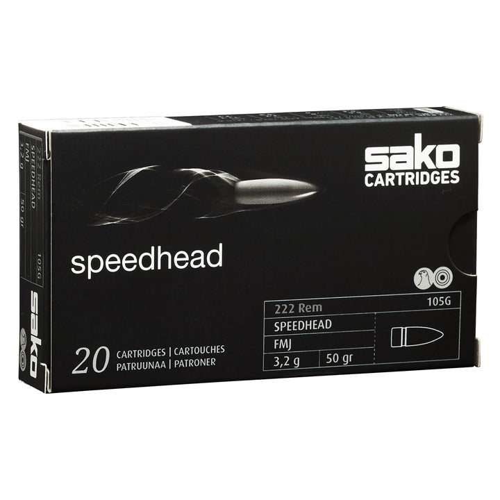 Sako 223 Rem 50gr Speedhead (FMJ) - 20 Rounds .223 REM