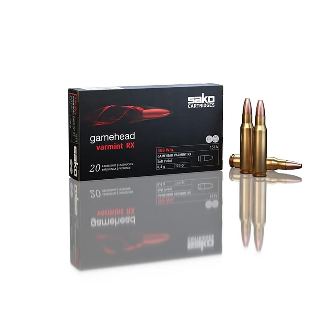 Sako Gamehead Varmint RX 223 REM 53Gr - Centrefire Ammo - 20 Rounds .223 REM