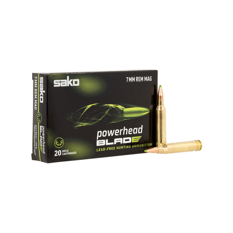 Sako Powerhead Blade 7mm REM MAG 140Gr - 20 Rounds