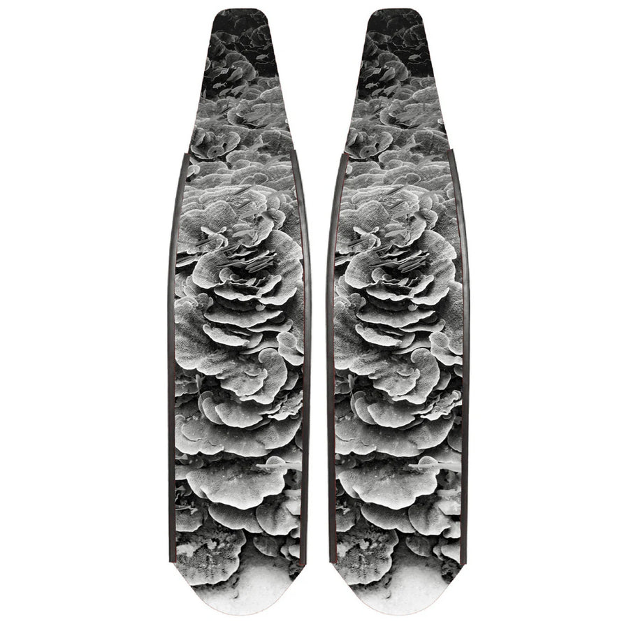 DiveR Carbon Blades - Coral B&W
