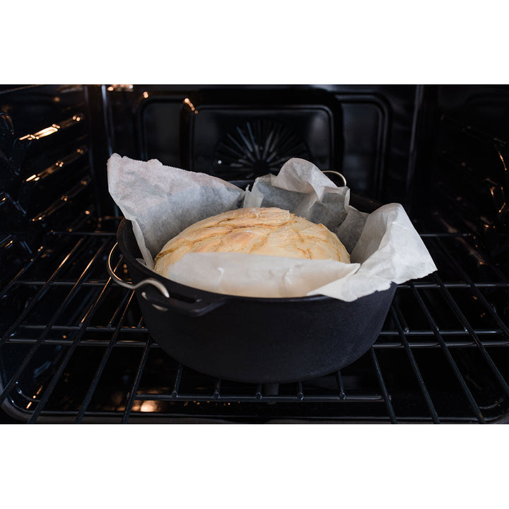Camp Chef Cast Iron Deluxe Dutch Oven- 6 Quart - 10in 10in