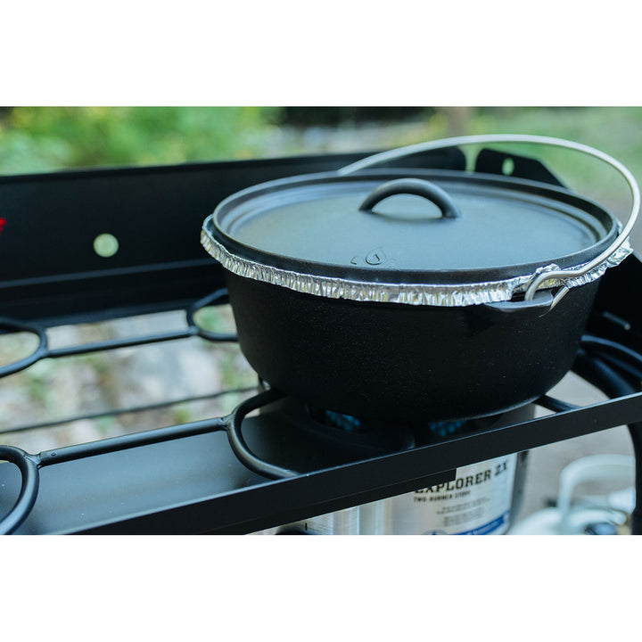Camp Chef Cast Iron Deluxe Dutch Oven- 6 Quart - 10in 10in