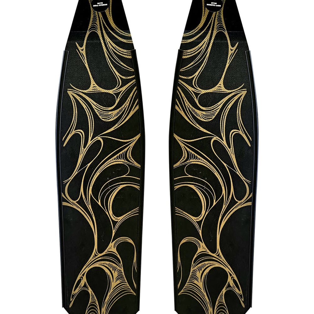 DiveR Carbon Blades - Its Gold Soft / Gold/Black