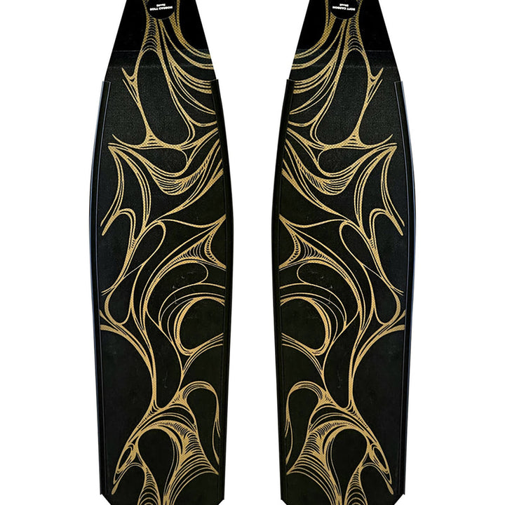 DiveR Carbon Blades - Its Gold Soft / Gold/Black