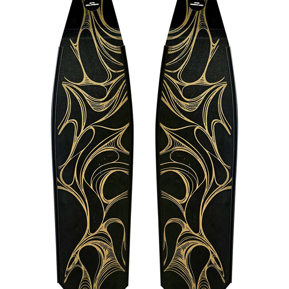 DiveR Carbon Blades - Its Gold Soft / Gold/Black
