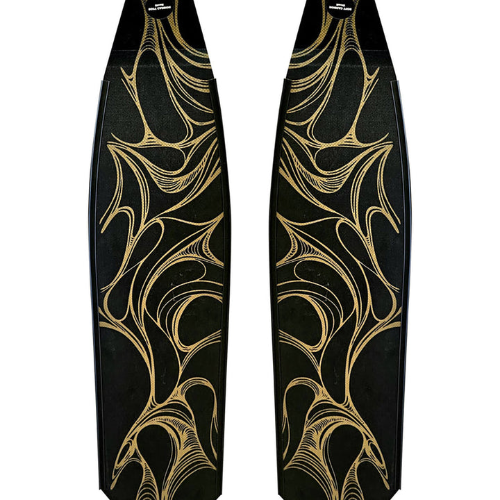 DiveR Carbon Blades - Its Gold Soft / Gold/Black
