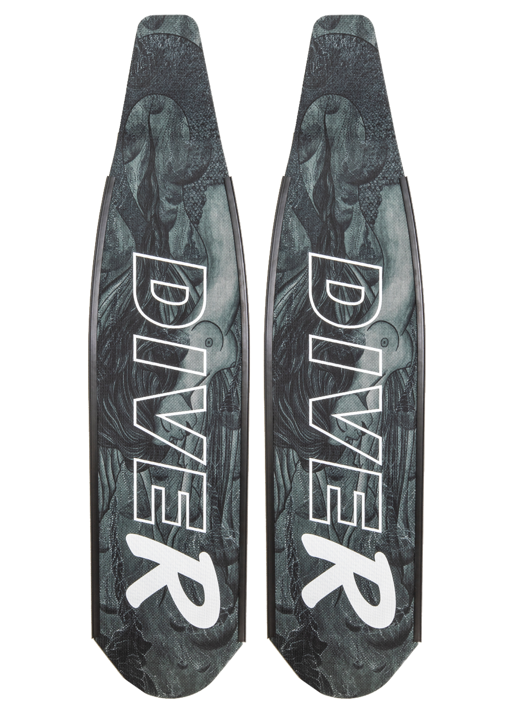 DiveR Spearfishing Blades BW Mermaid