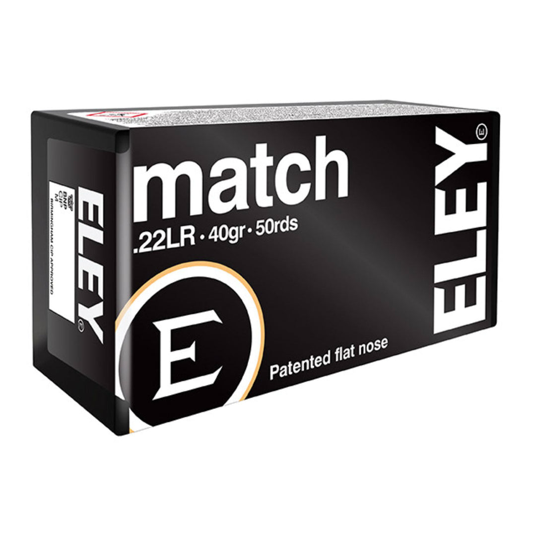 Eley Match 22 LR - Rimfire Ammo - 50 Rounds .22 LR