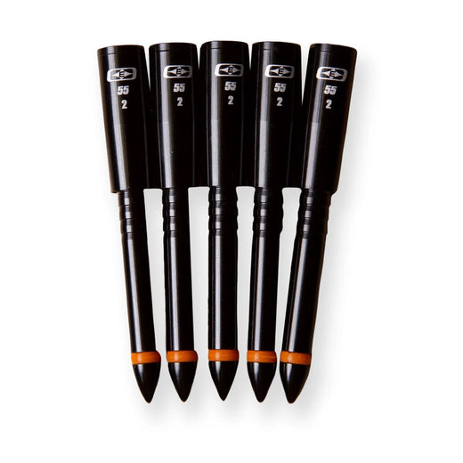 Easton 5mm Match Grade Halfout - 55 Gr Aluminum - 6 Pack