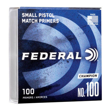 Federal Small Pistol Primer F100 - 100 Pack