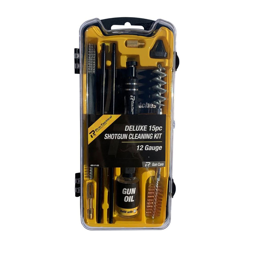 Pro-Tactical 15pc Shotgun Cleaning Kit - 12 Gauge
