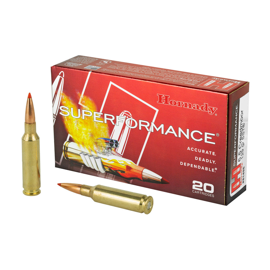 Hornady SST, 6.5 Creedmoor, 129 Grain, Polymer Tip, Centrefire Ammo - 20 Rounds