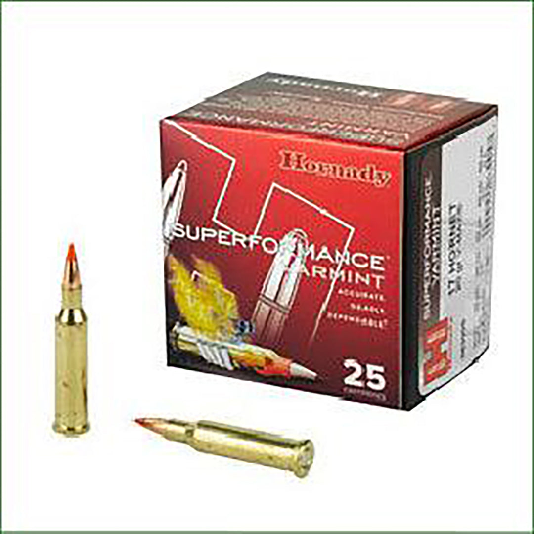 Hornady V-Max 17 Hornet 20 GR Polymer Tip Centrefire Ammo - 25 Rounds
