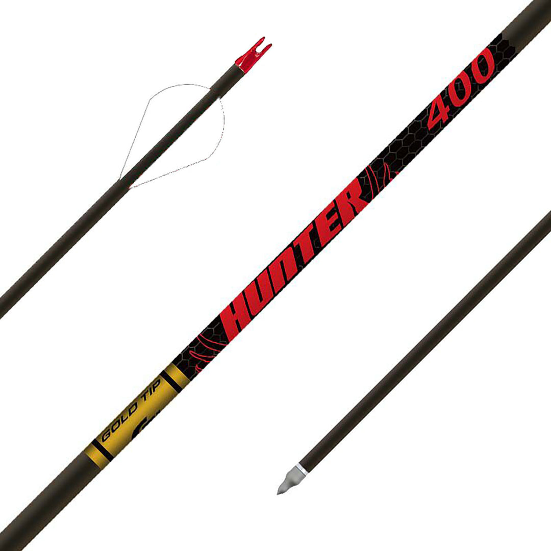 Gold Tip Hunter Arrow Bare Shafts - 12pk