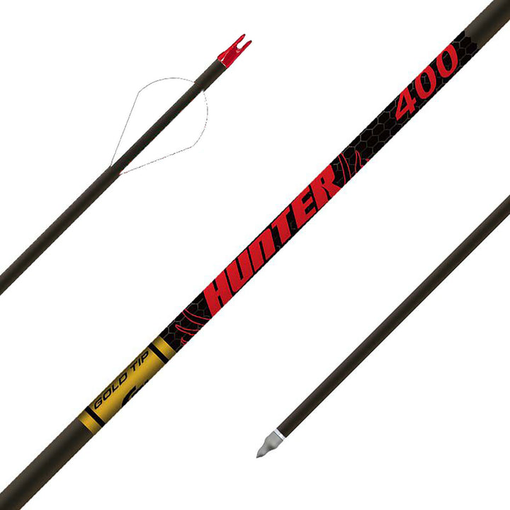 Gold Tip Hunter Arrow Bare Shafts - 12pk