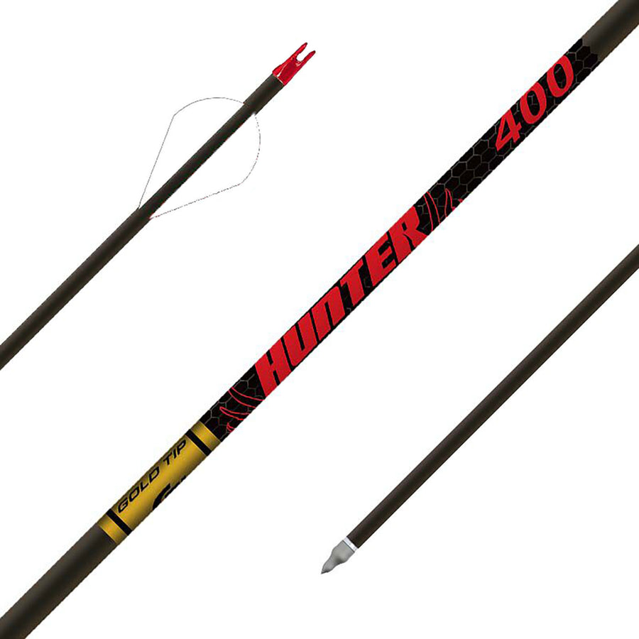 Gold Tip Hunter Arrow Bare Shafts - 12pk