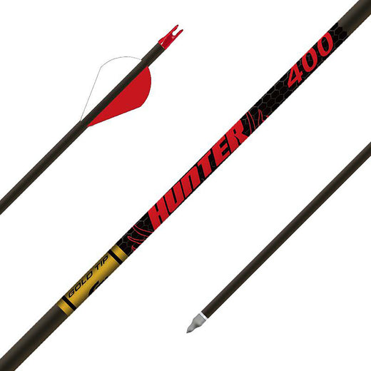 Gold Tip Hunter Raptor Fletched Arrows - 12pk