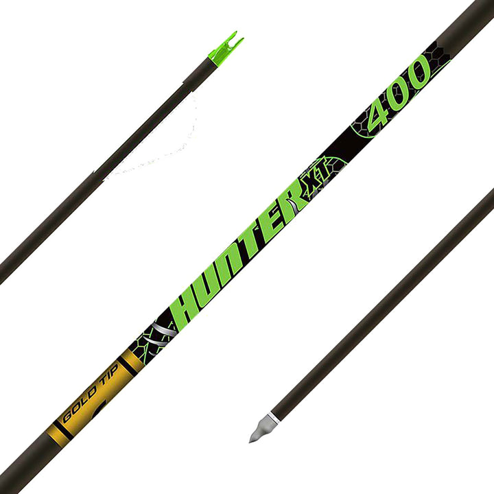 Gold Tip Hunter XT Arrow Bare Shafts - 12pk