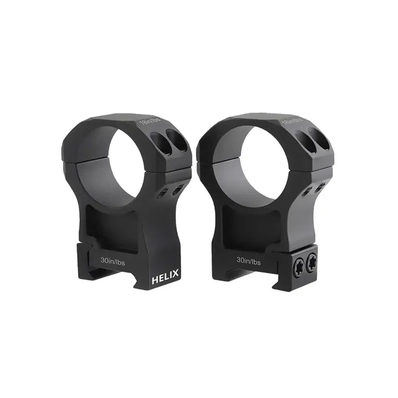 Helix Precision Match Aluminium Scope Rings - 30mm