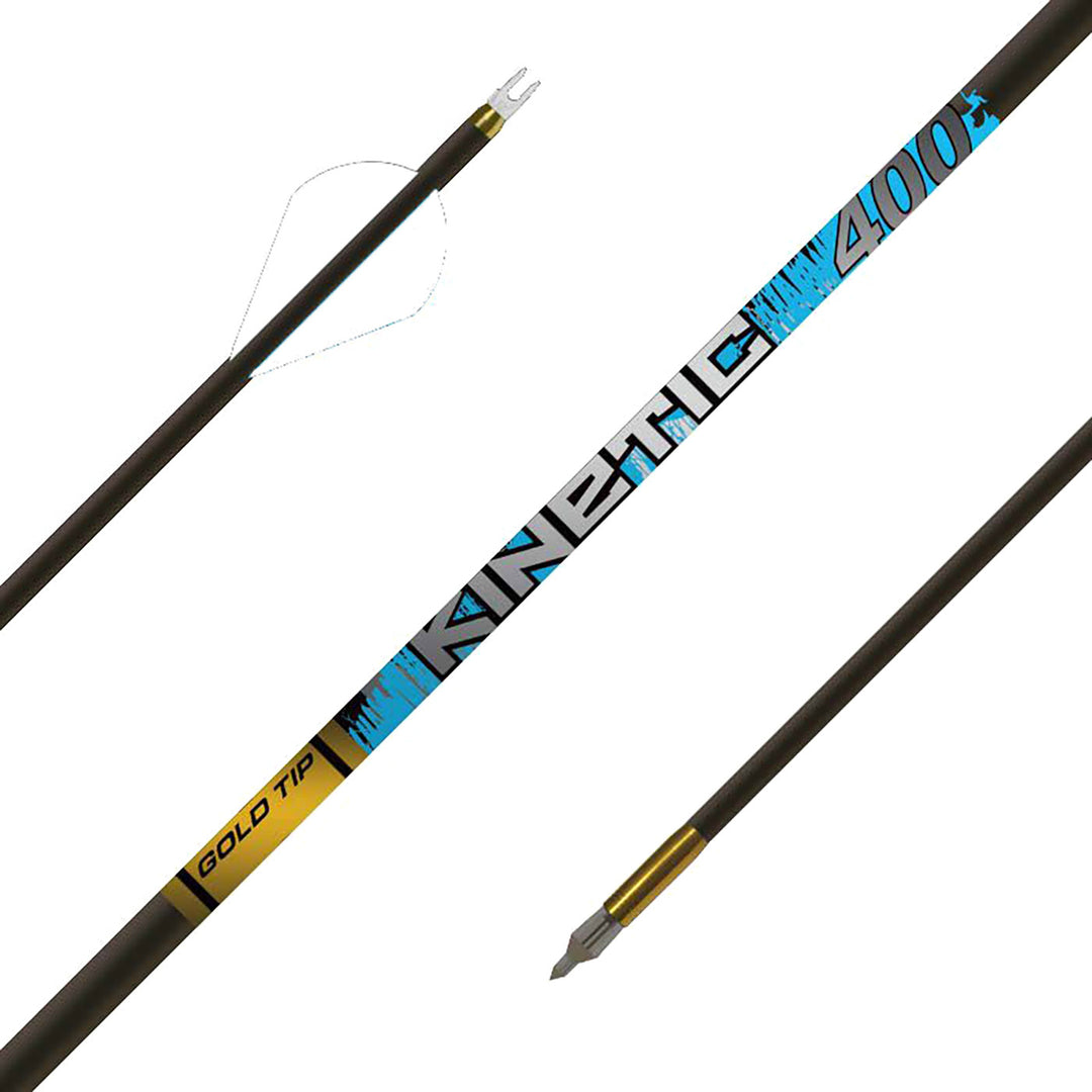 Gold Tip Kinetic KAOS Arrow Bare Shafts - 12pk
