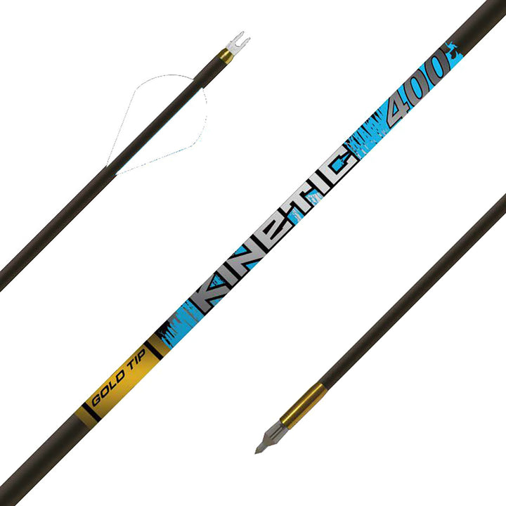 Gold Tip Kinetic KAOS Arrow Bare Shafts - 12pk