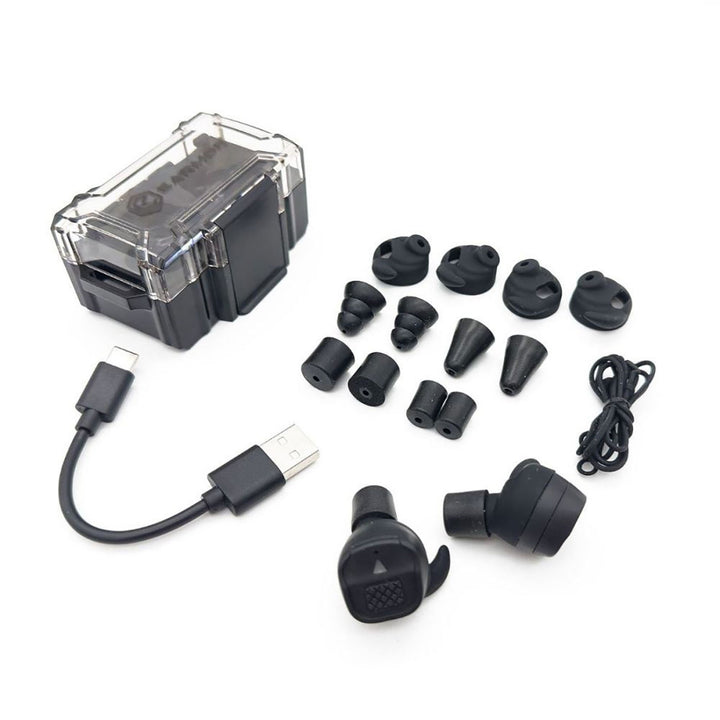 Earmor M20T Bluetooth Electronic Earplugs - Tactical Black
