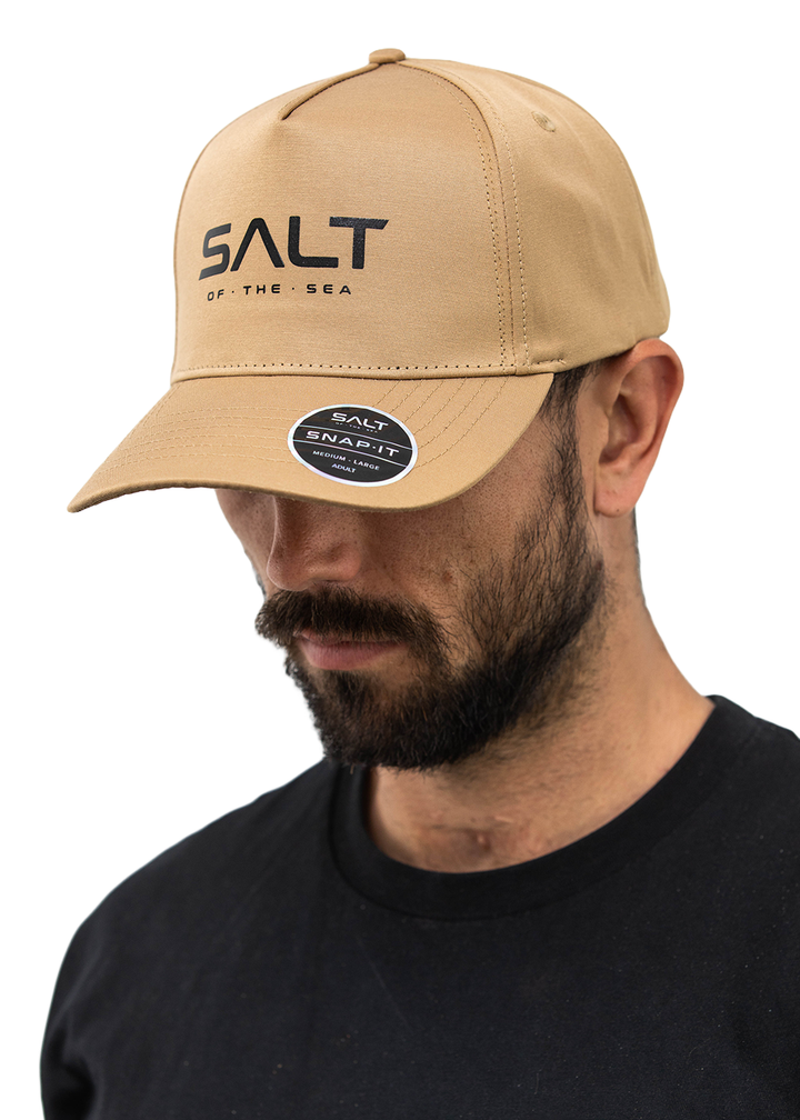 Salt Snapback Cap - Screenprinted Salt Logo