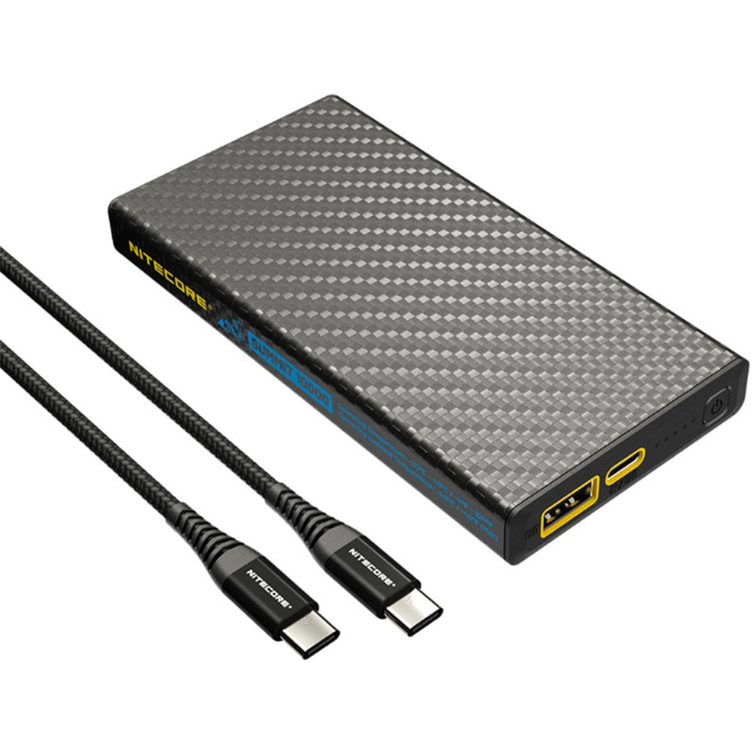 Nitecore Carbon Power Bank - Low Temp Resistant - 10,000mAh