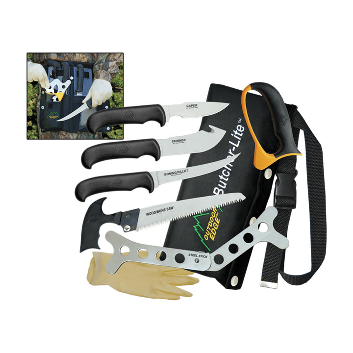 Outdoor Edge Butcher-Lite 8Pc Roll-Pak