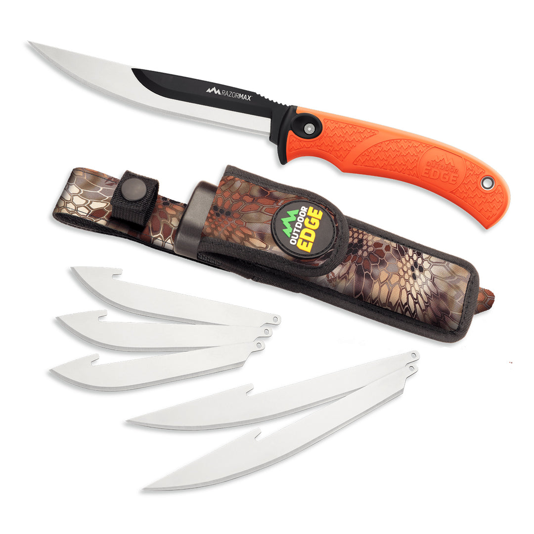 Outdoor Edge Razormax Orange + 6 spare blades
