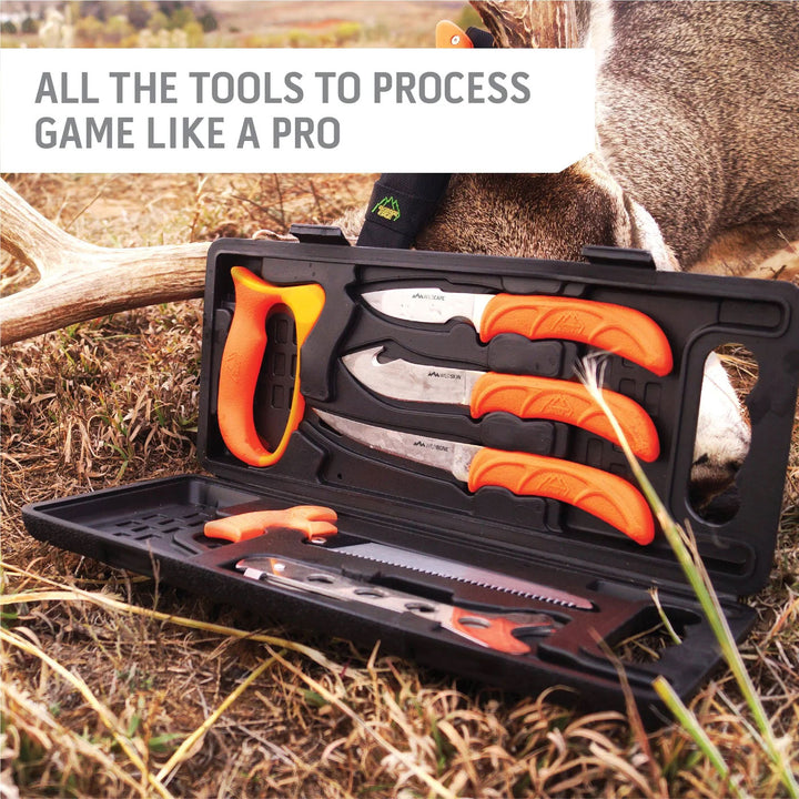 Outdoor Edge Wild-Pak 8 Piece Butcher Set