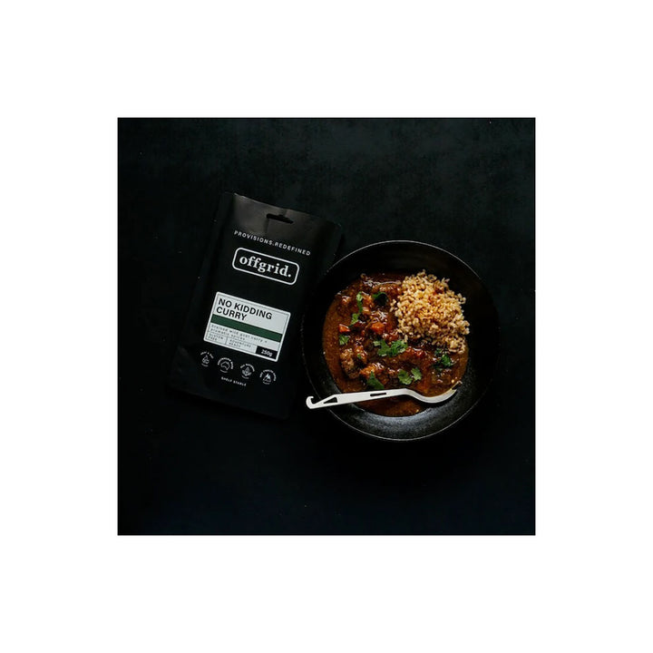 Offgrid Provisions No Kidding Curry - Heat & Eat Meal
