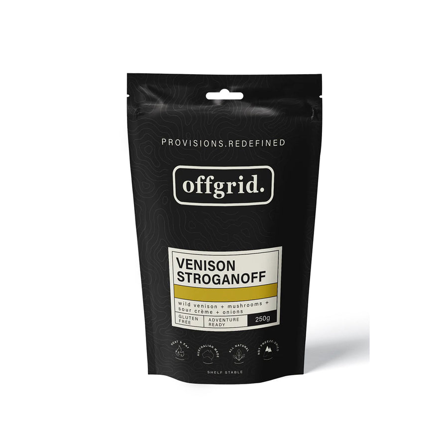 Offgrid Provisions Venison Stroganoff - Heat & Eat Meal