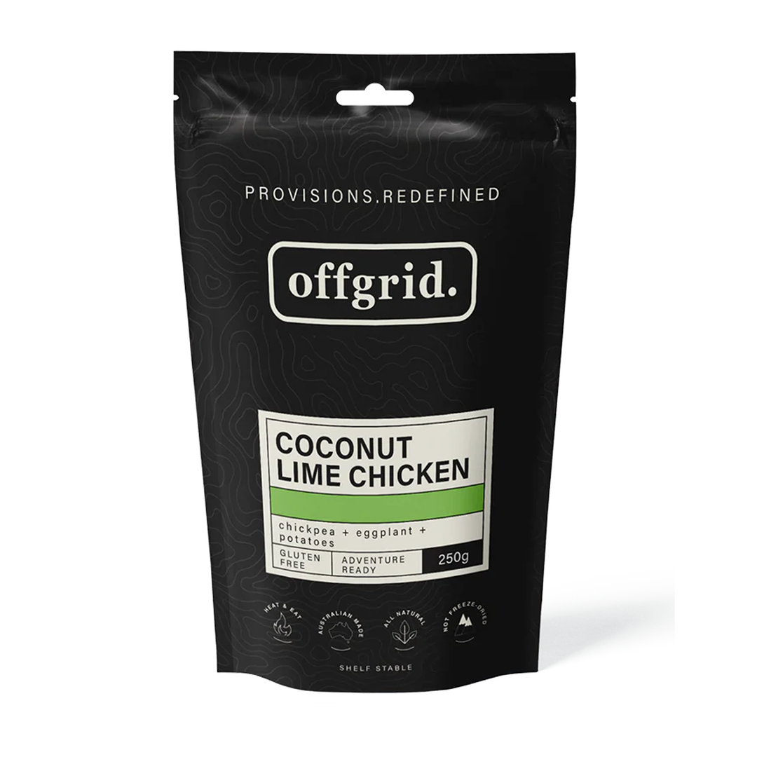 Offgrid Provision Coconut Lime Chicken - Heat & Eat Meal