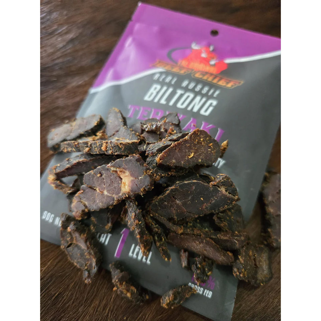 Beef Chief Teriyaki Biltong - 50g