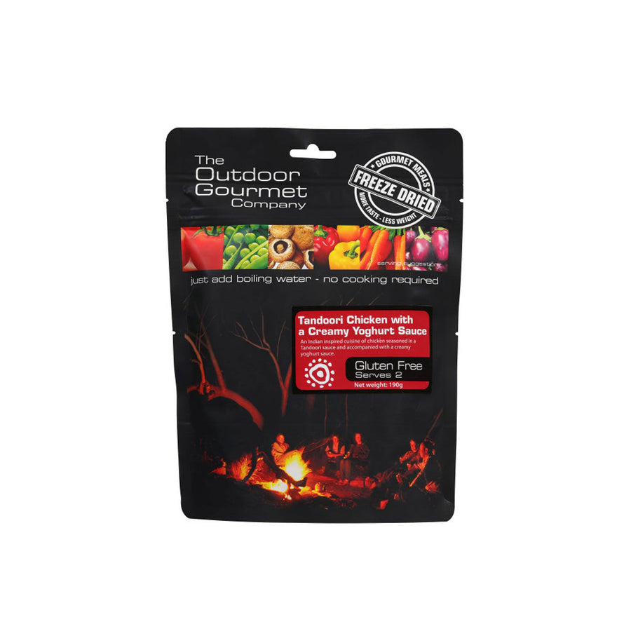 Outdoor Gourmet Tandoori Chicken With A Creamy Yoghurt Sauce