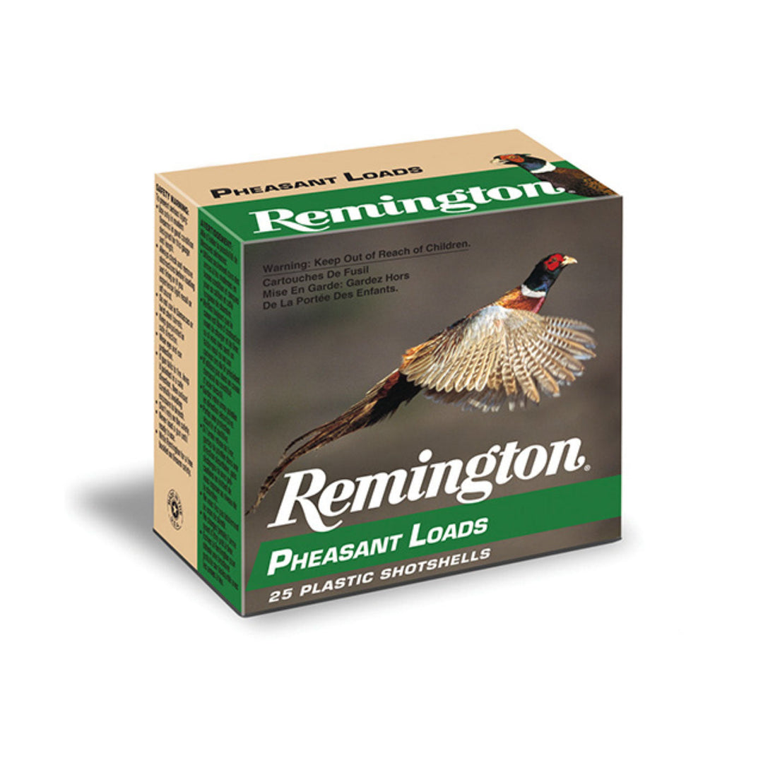 Remington Pheasant Shot Shell - 36 Gram Load - 1330 FPS - Size 4 - 12 Gauge - 25 Rounds 12 GAUGE