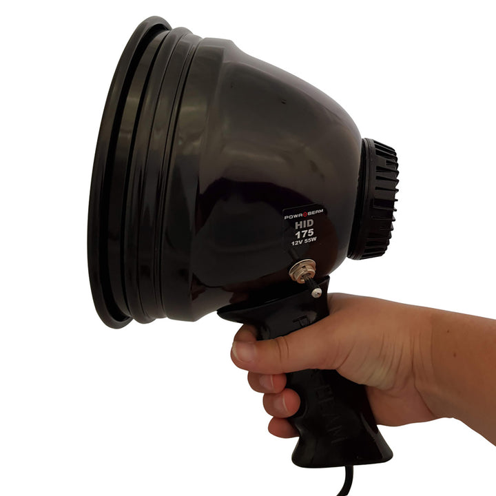 Powa Beam 175mm HID 55W Hand Held Spotlight 175mm