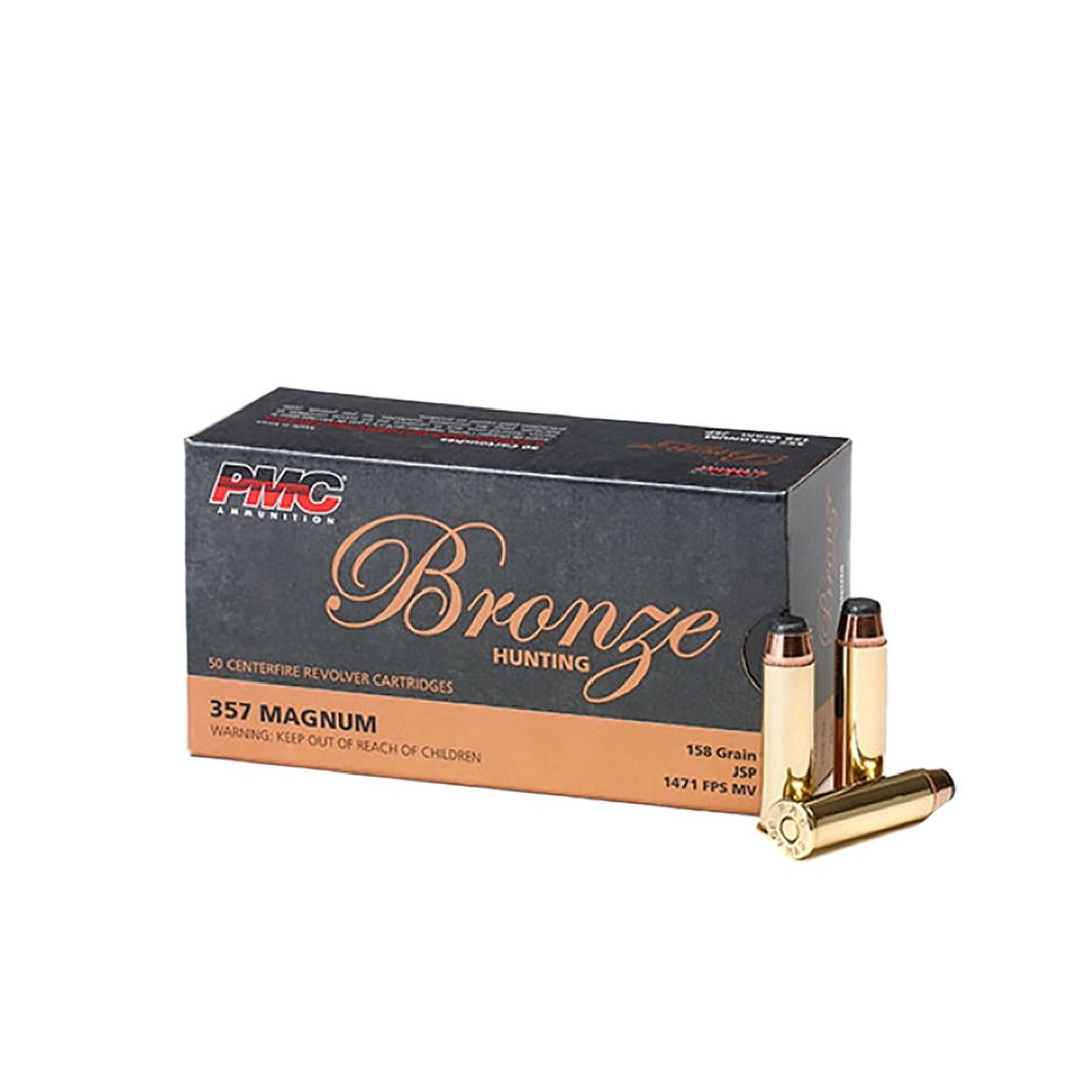 PMC Bronze Line 158 Grain .357 Mag Centrefire Ammo - 50 Rounds
