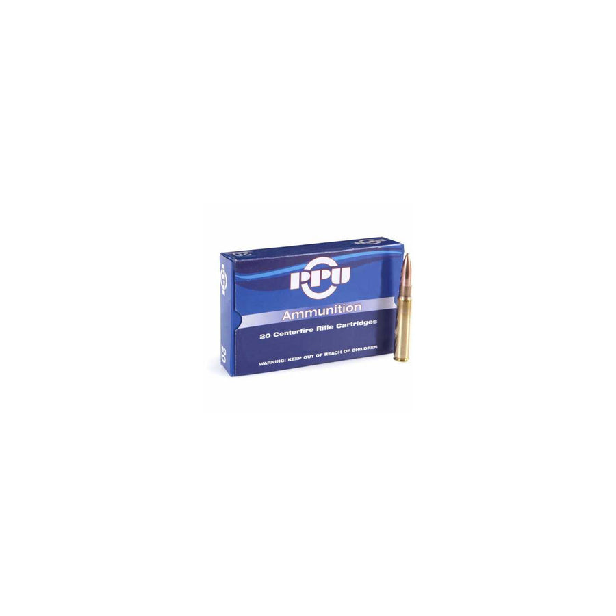PPU 9.3x62 285gr Soft Point Centrefire Ammo - 20 Rounds