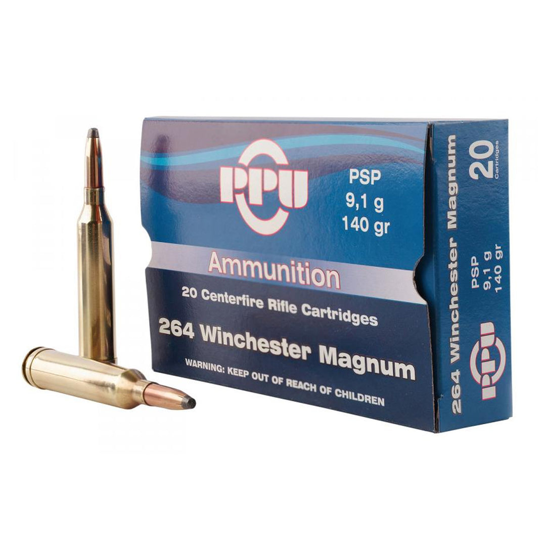 PPU .264 Win Mag 140gr Soft Point - 20 Rounds