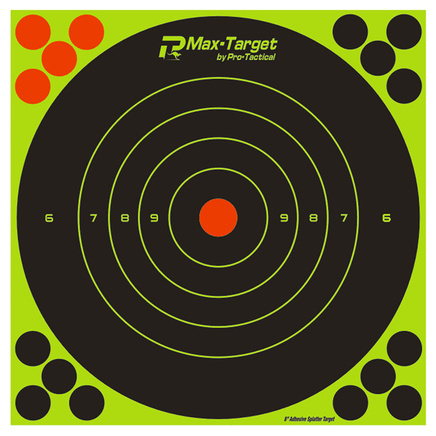 Pro-Tactical Adhesive Splatter Target 8in - 10 Pack