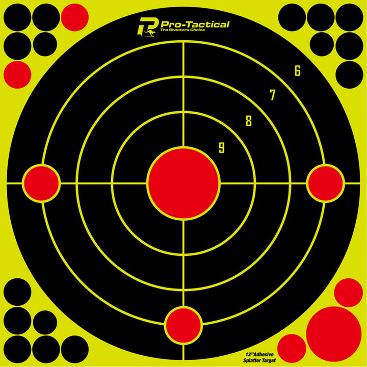 Pro-Tactical Adhesive Splatter Target 12in - 10 Pack