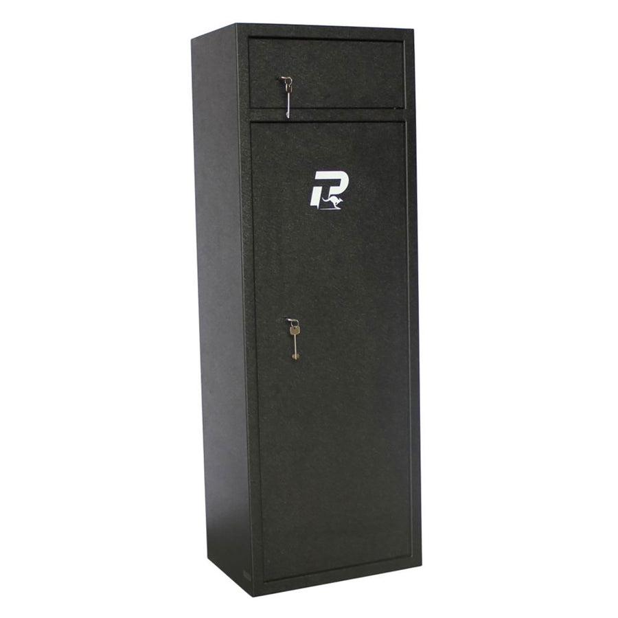 Pro-Tactical Hunter 10 Gun Safe Key Lock with Top Locker