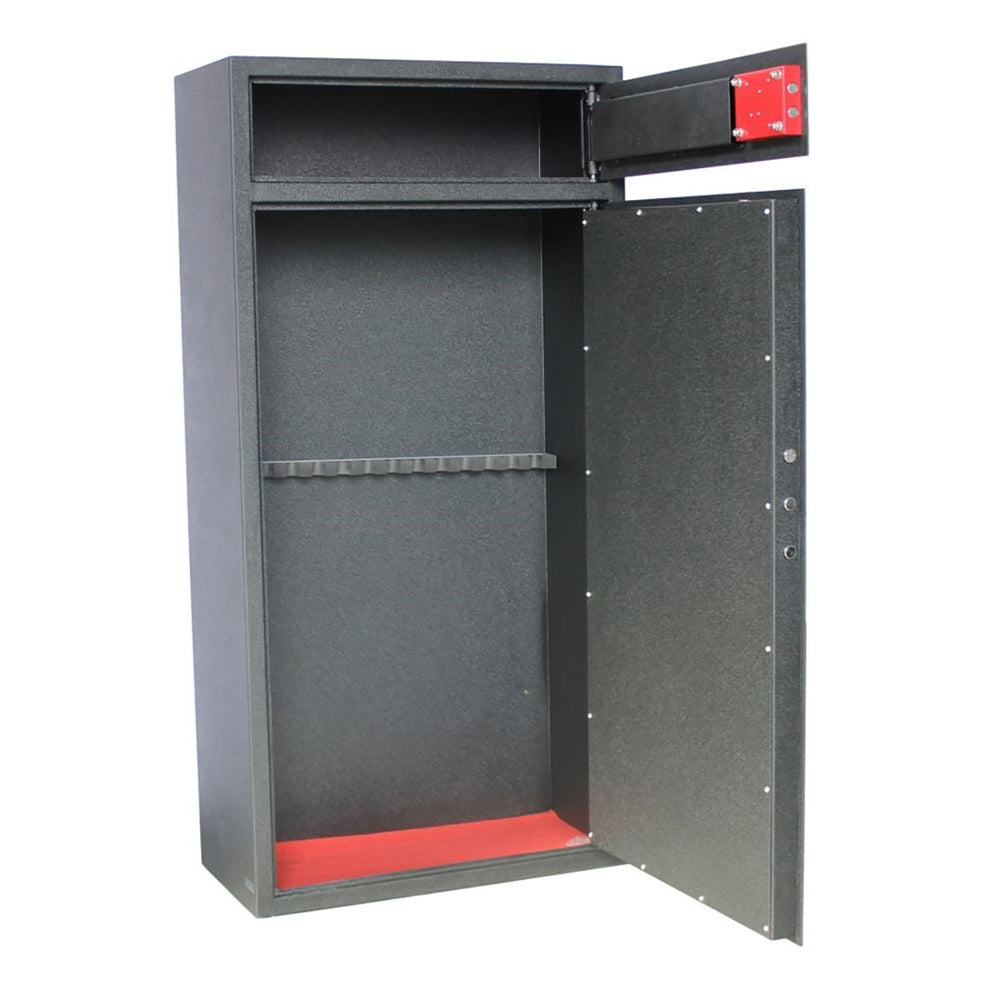 Pro-Tactical Hunter 14 Gun Safe Key Lock with Top Locker