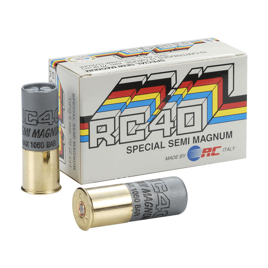 RC40 Semi Magnum Shot Shell - 12G - 40 Gram Load - 10 Rounds