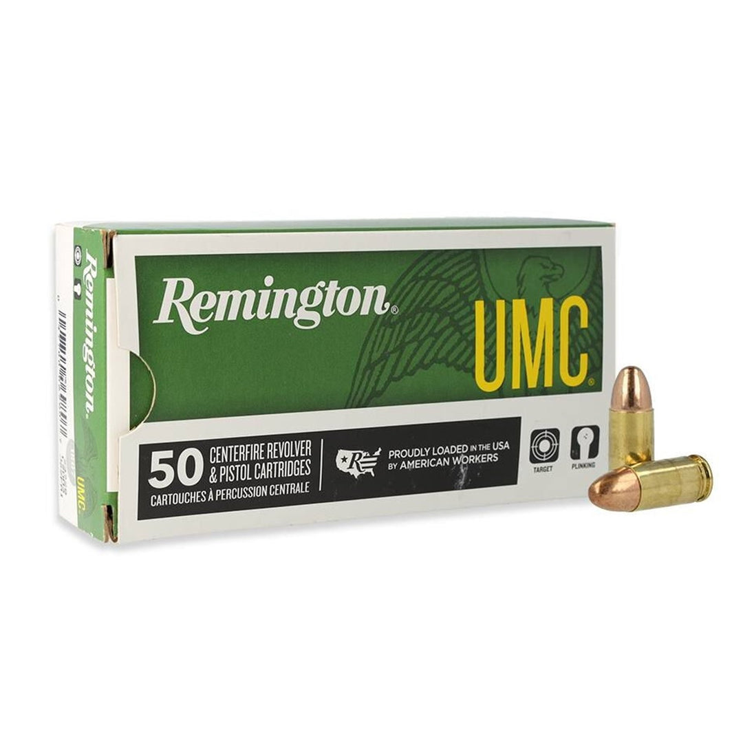 Remington UMC 9mm LUGER 115GR FMJ - 100 Rounds