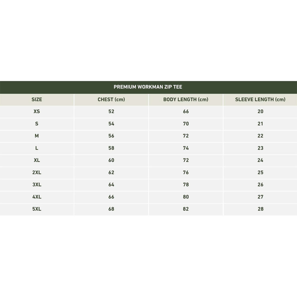 Ridgeline Premium Workmans Zip Tee