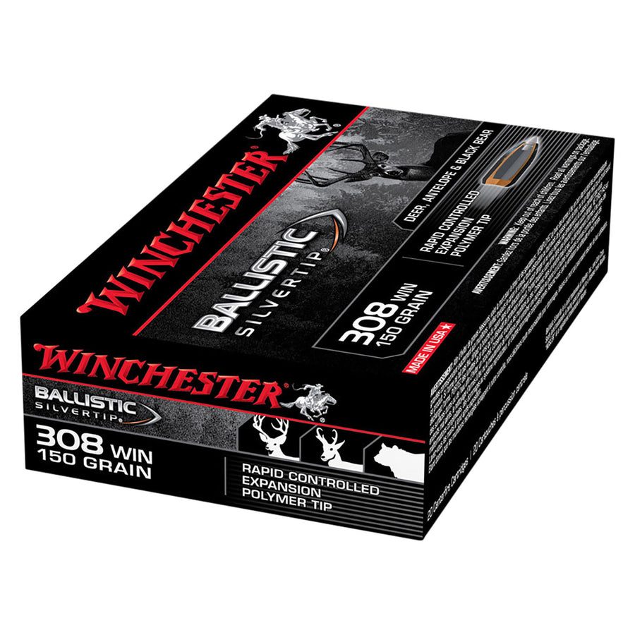 Winchester Ballistic ST 308Win 150gr PT Ammo - 20 Rounds .308 WIN